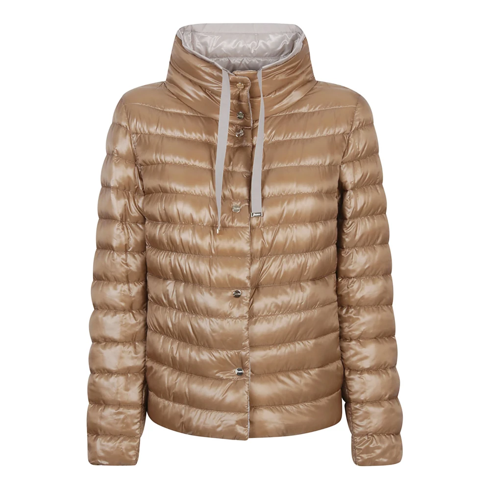 Herno Gewatteerde Winterjas Beige Dames