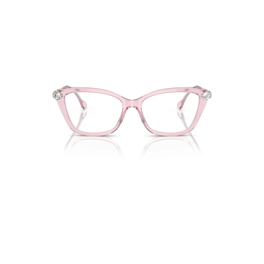 Swarovski Elegant en Glamoureus Roze Celluloid Montuur met Lichtpunt Pink Unisex