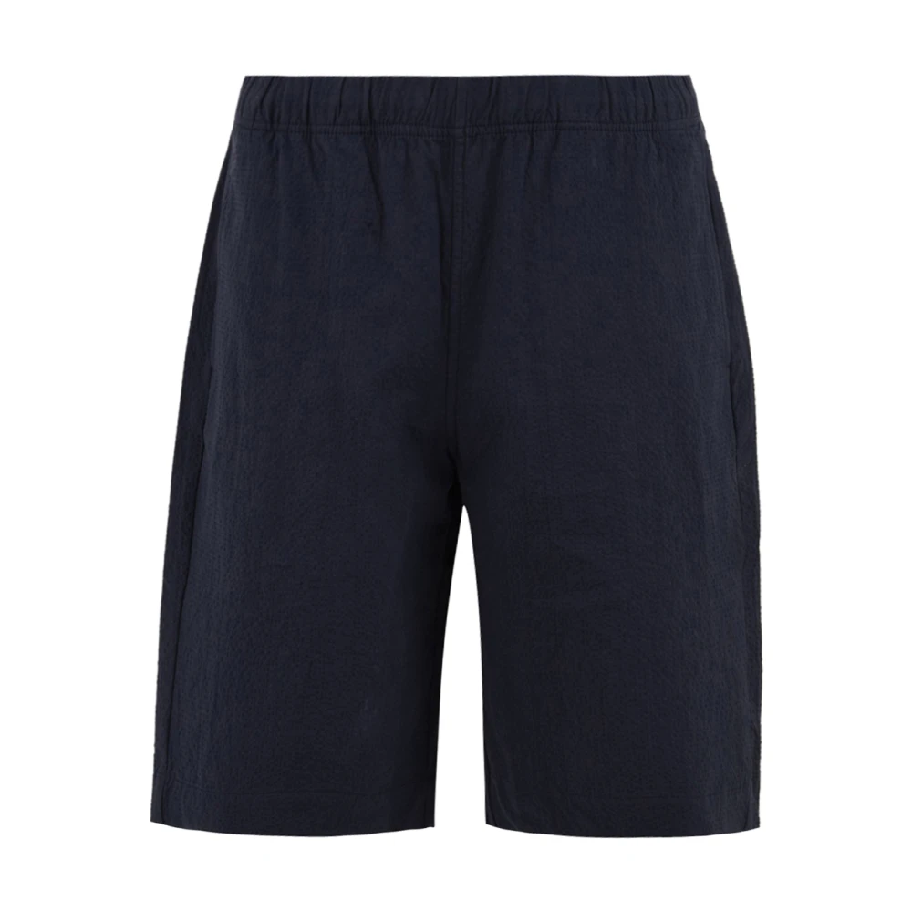 Paul Smith Mannelijk Blauw Korte Broeken Heren, S, Katoen, Stretch-Katoen Seersucker Shorts