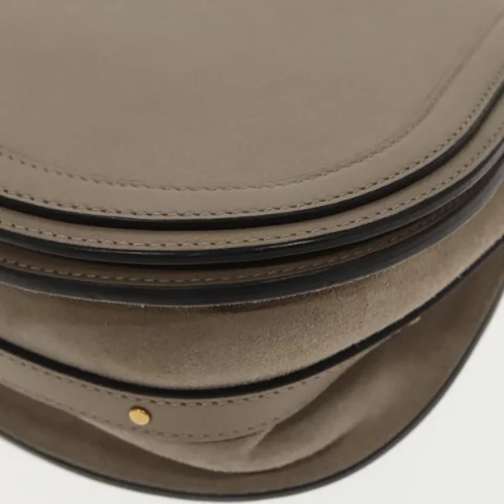 Chloé Pre-owned Leather handbags Gray Dames