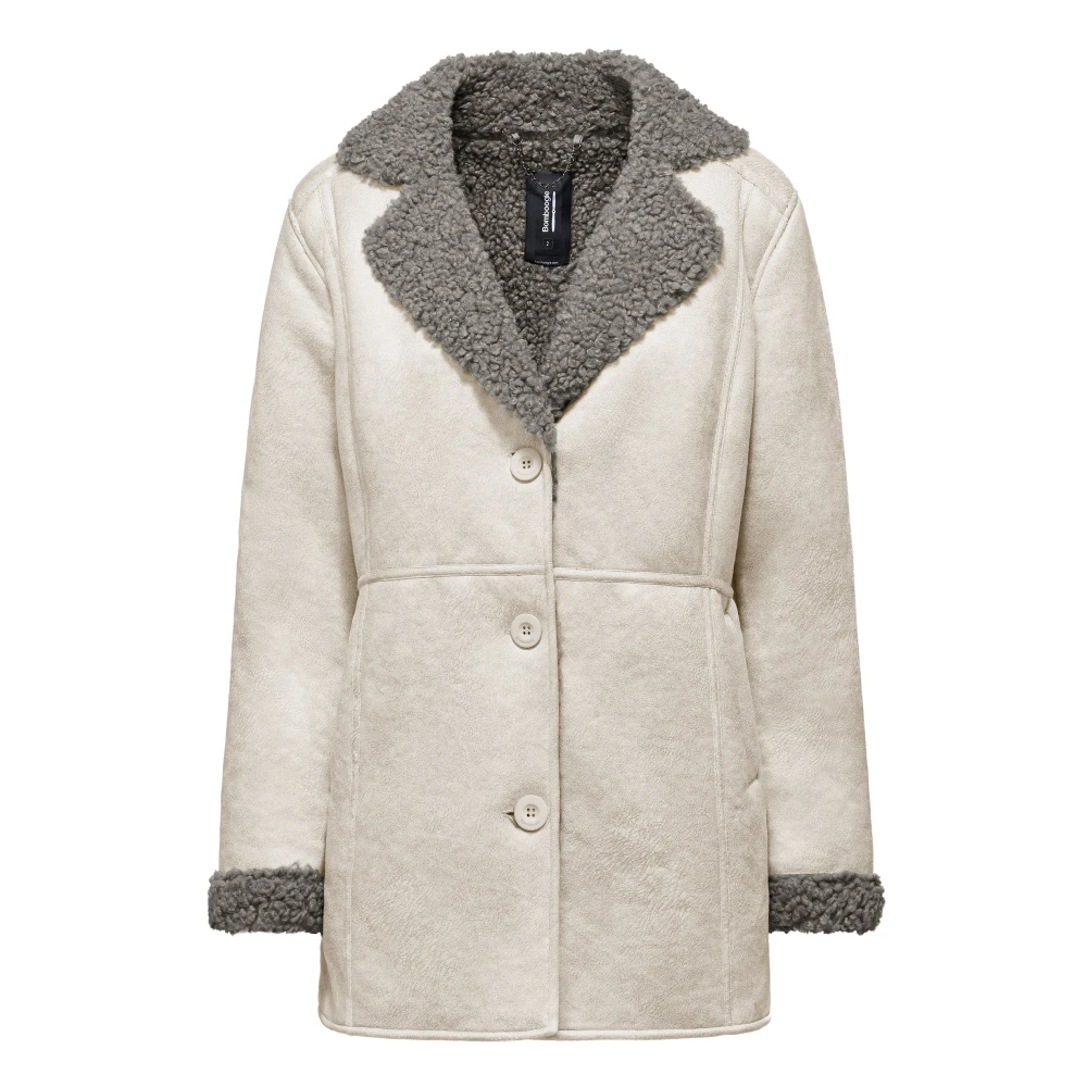 Bomboogie Donna Beige Cappotti, L, New,