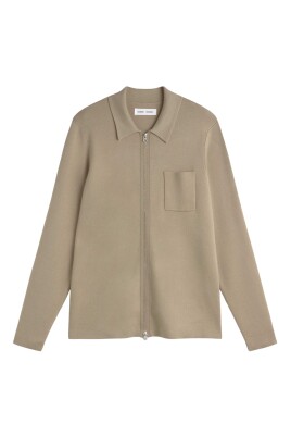 beige-full-zip-troja-med-dubbel-dragkedja