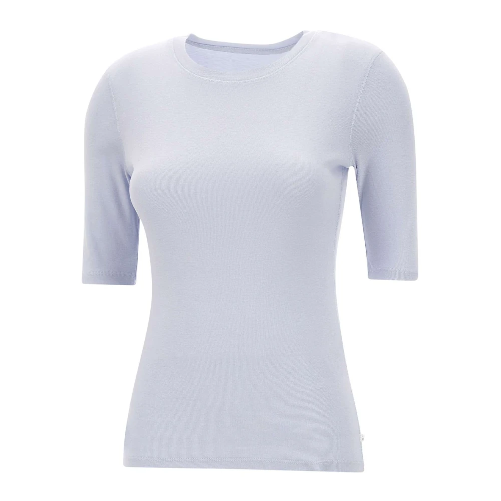 Closed Pastellblå Ull Modal T-shirt Blue, Dam