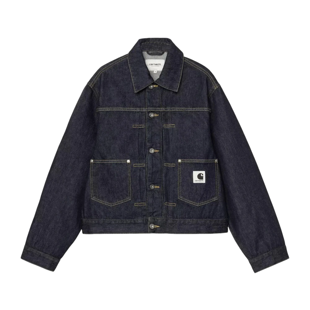 Carhartt Wip Blue Belmar Jacket - Female - Denim Jackets - L - Jackets