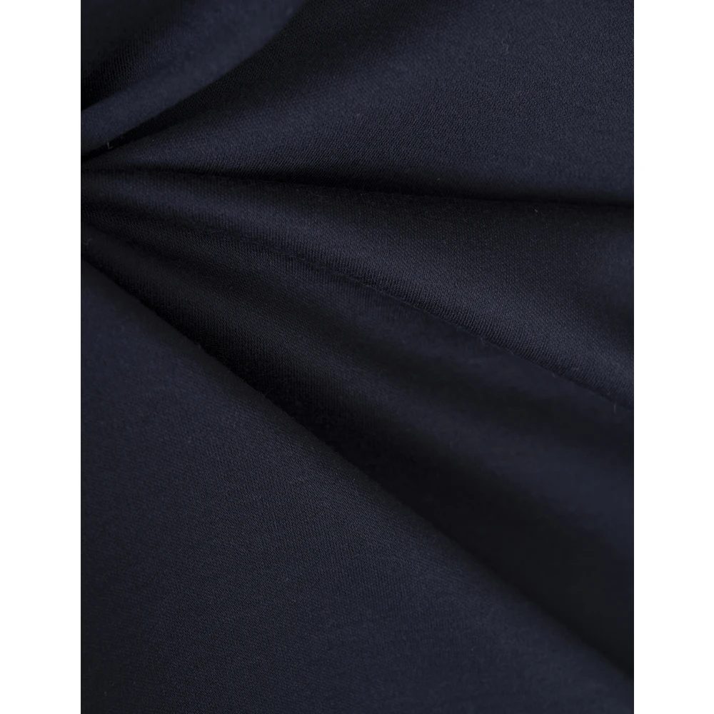 Hugo Boss Blauw T-shirt met gemerceriseerde afwerking Blue Heren