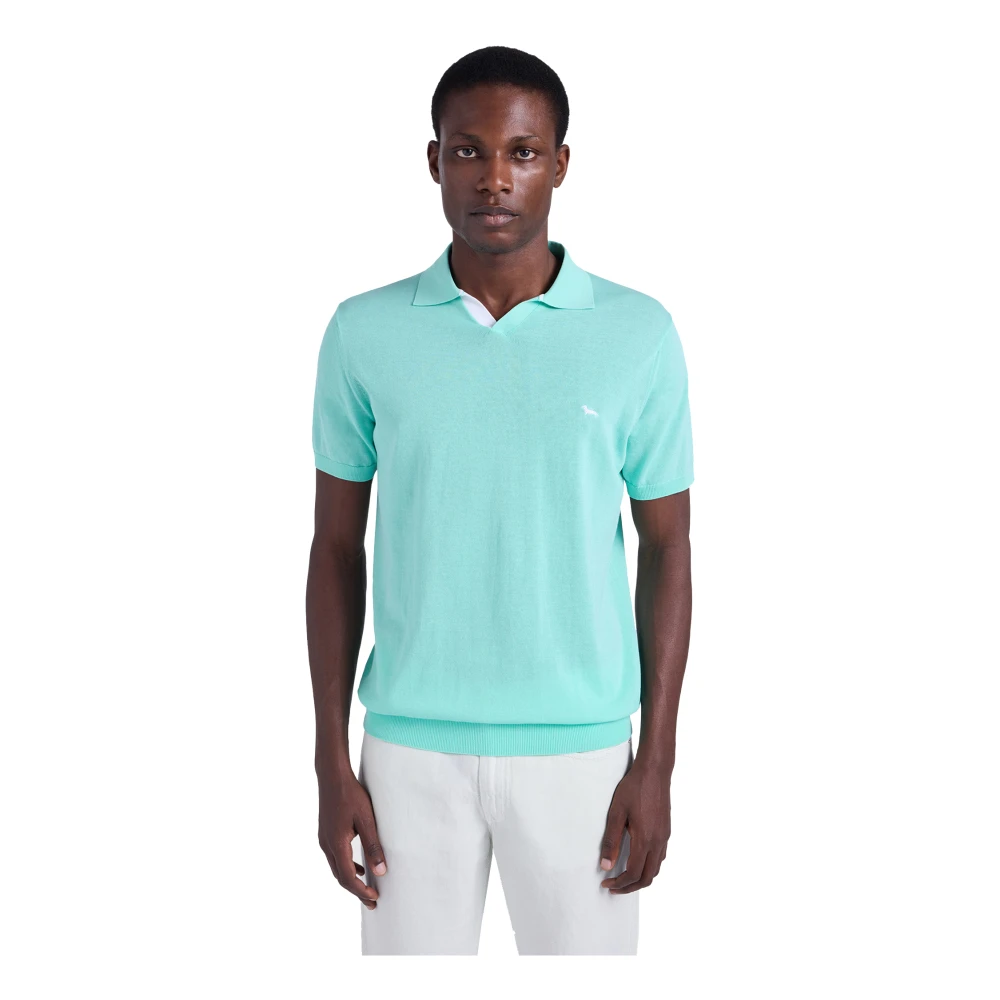 Harmont & Blaine Men's Green Polo Shirts - Polo Shirts - M - Tops