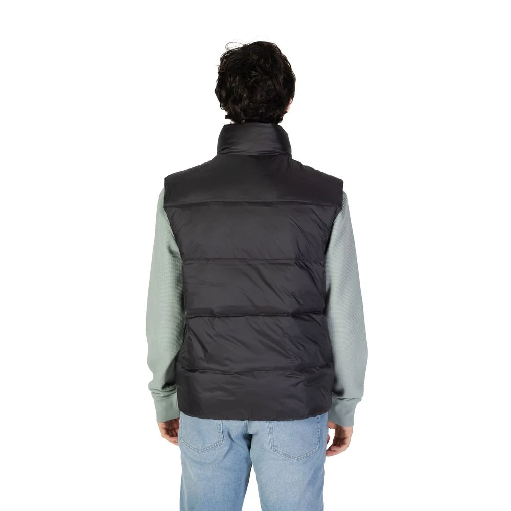 Calvin Klein Jeans Zwarte Polyamide Jas Herfst Winter Collectie Black Heren