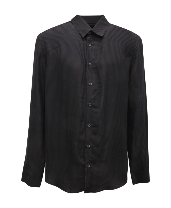 chemise-large-en-viscose-noire