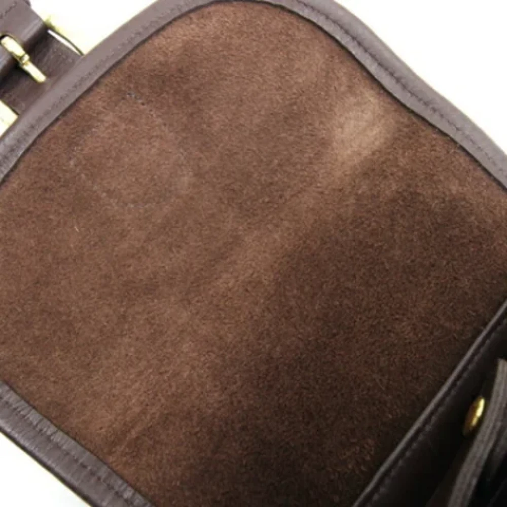 Coach Pre-owned Leather backpacks Brown Dames