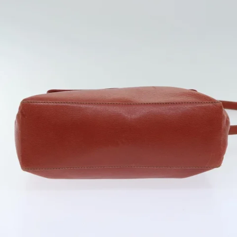 Loewe Pre-owned Leather handbags Red Dames