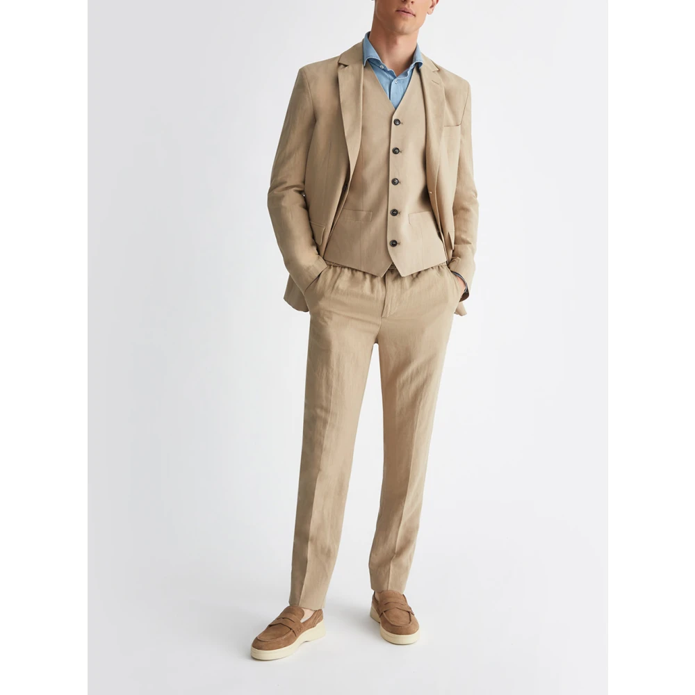 Liu Jo Zomer Heren Blazer Jas Bruin Beige Heren