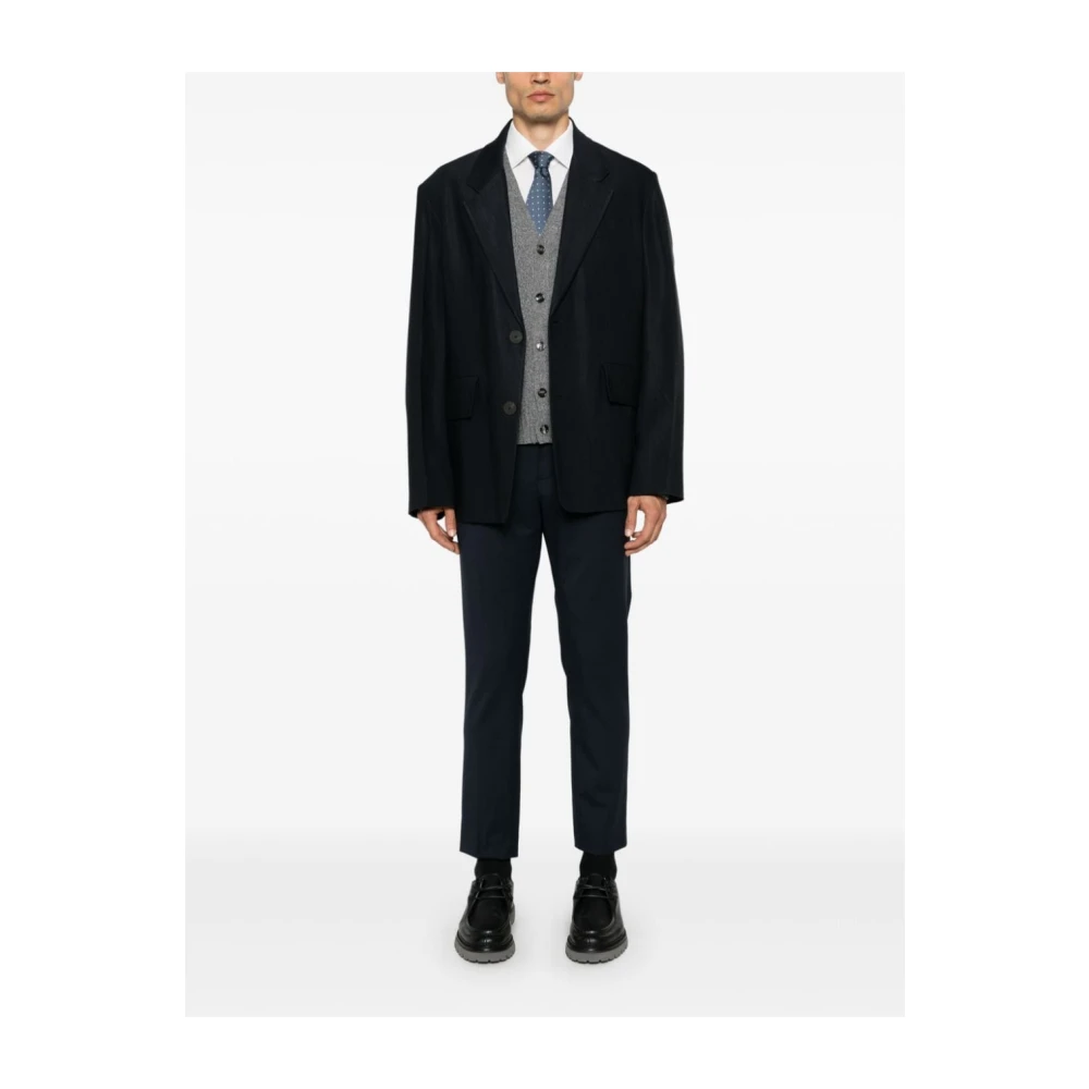 PT Torino Navy Suit Broek Black Heren