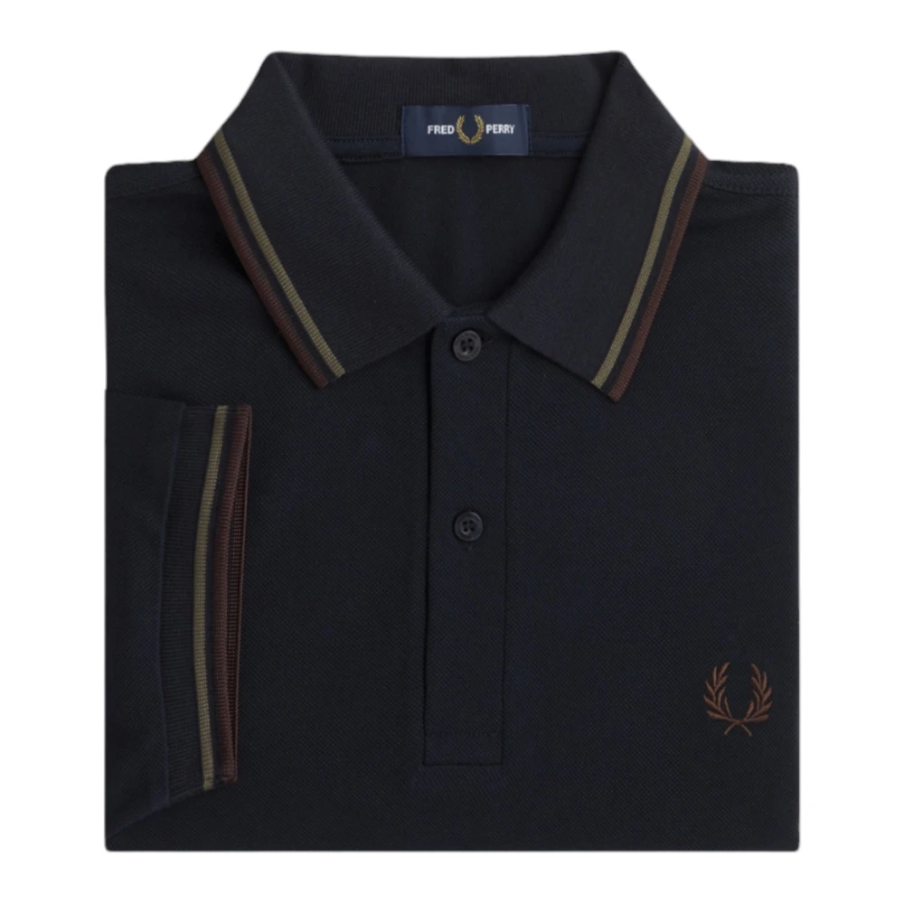Fred Perry Blauwe T-shirts en Polos Blue Heren
