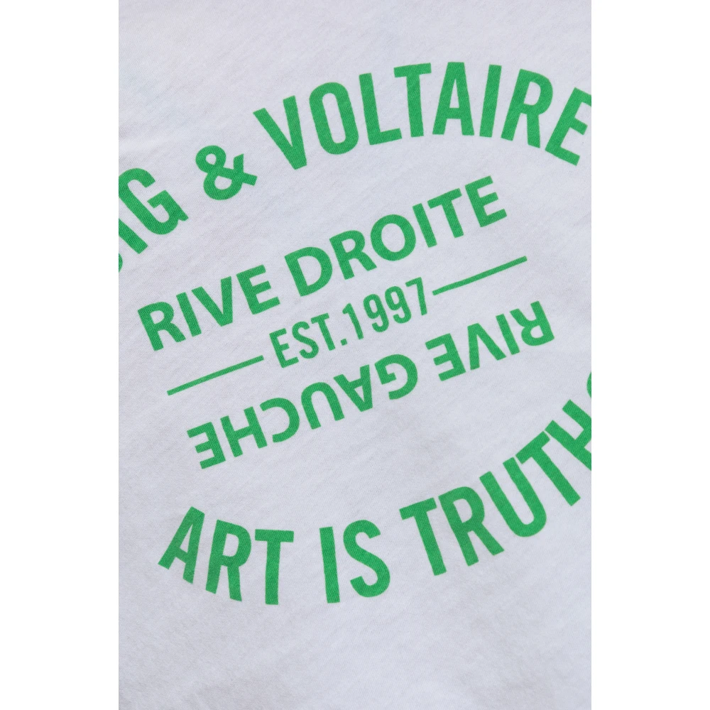 Zadig & Voltaire T-shirt Tunisien White Dames