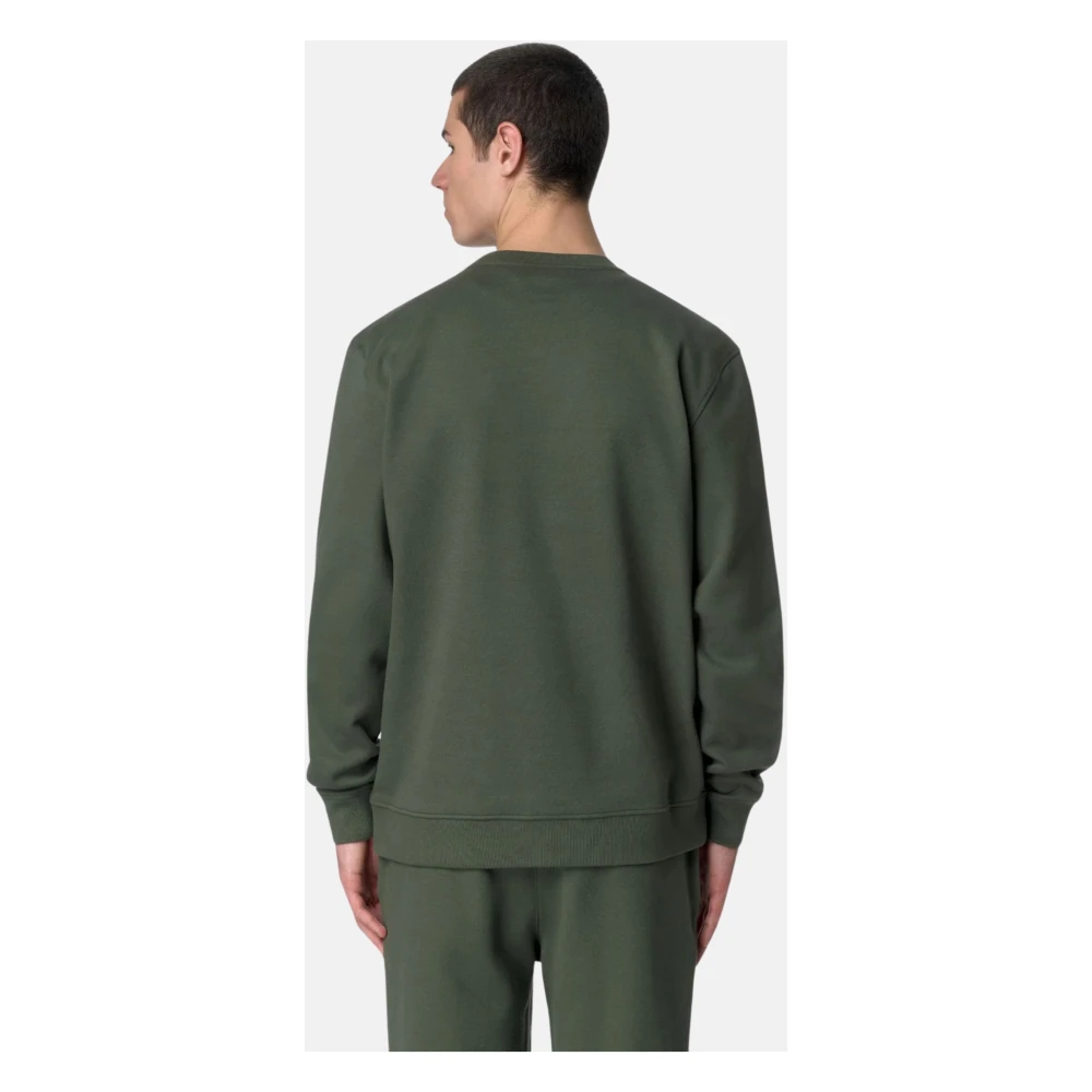 K-way Stijlvolle hoodie voor mannen en vrouwen Green Heren