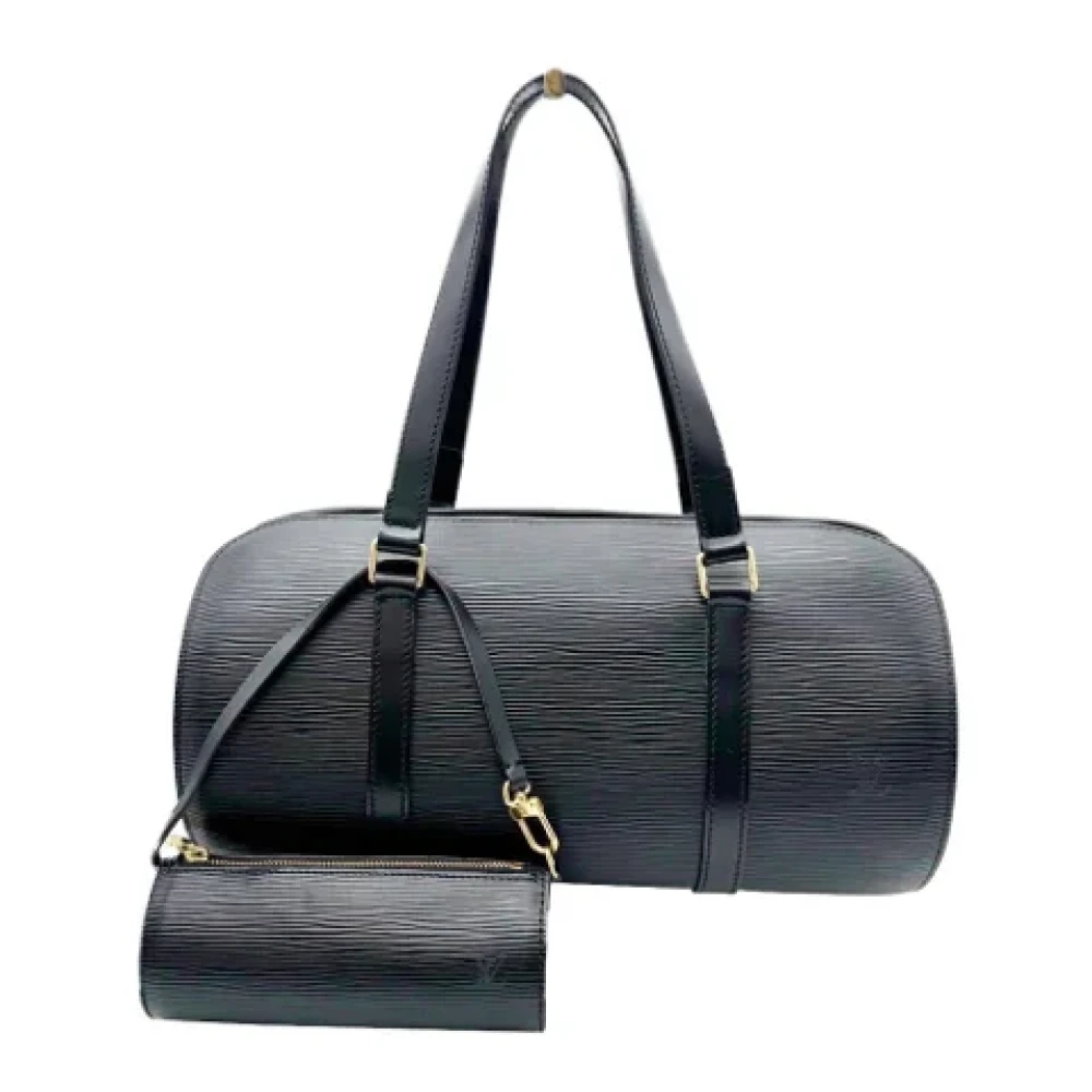 Louis Vuitton Vintage Pre-owned Leather handbags Black Dames