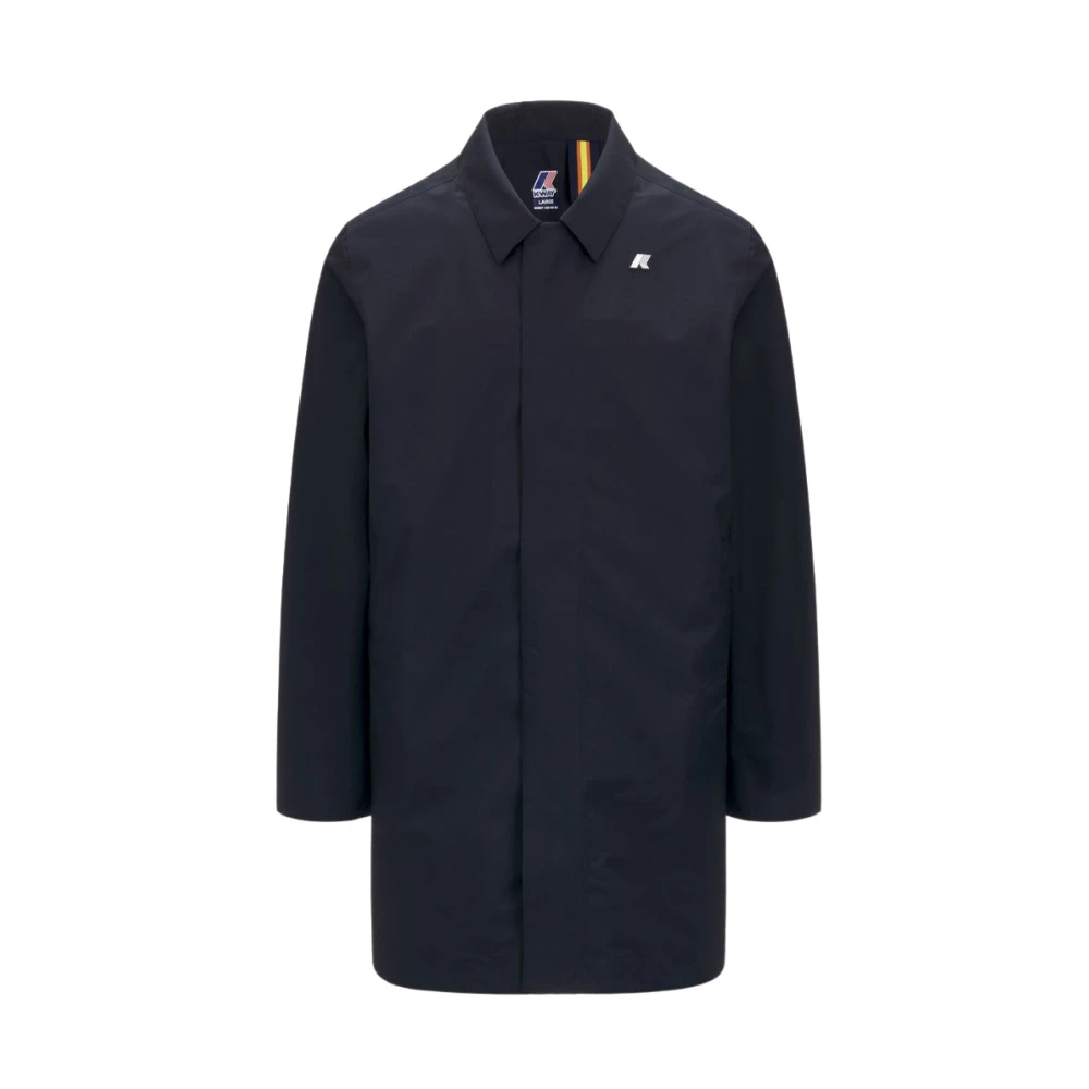 K-Way Uomo Blu Giacche, 2XL, New,