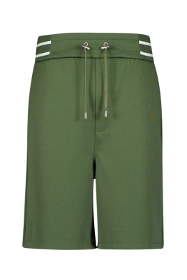 Sportiga Olivgröna Patch Shorts