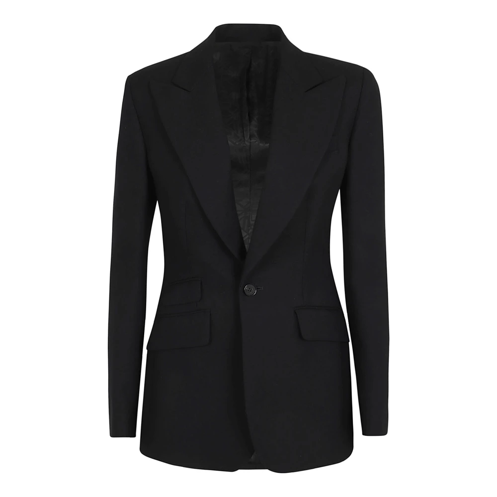 Ralph Lauren Zwarte Blazer voor Vrouwen Aw24 Black Dames