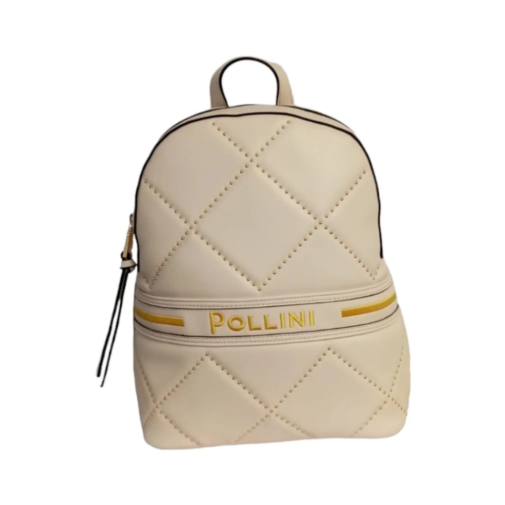 Pollini Damesrugzak Synthetisch Leer Stijlvol Model Beige Dames