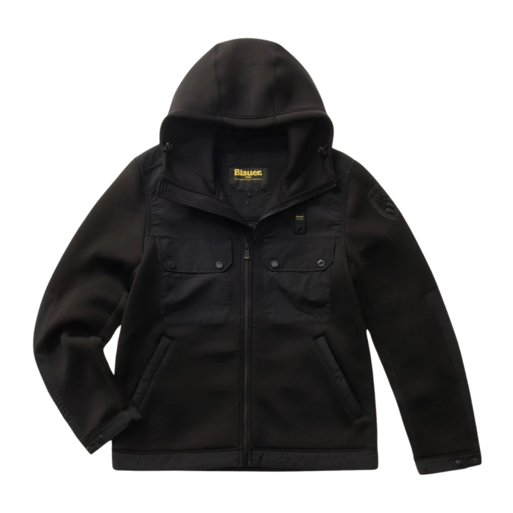 Blauer Hoodie Black Heren