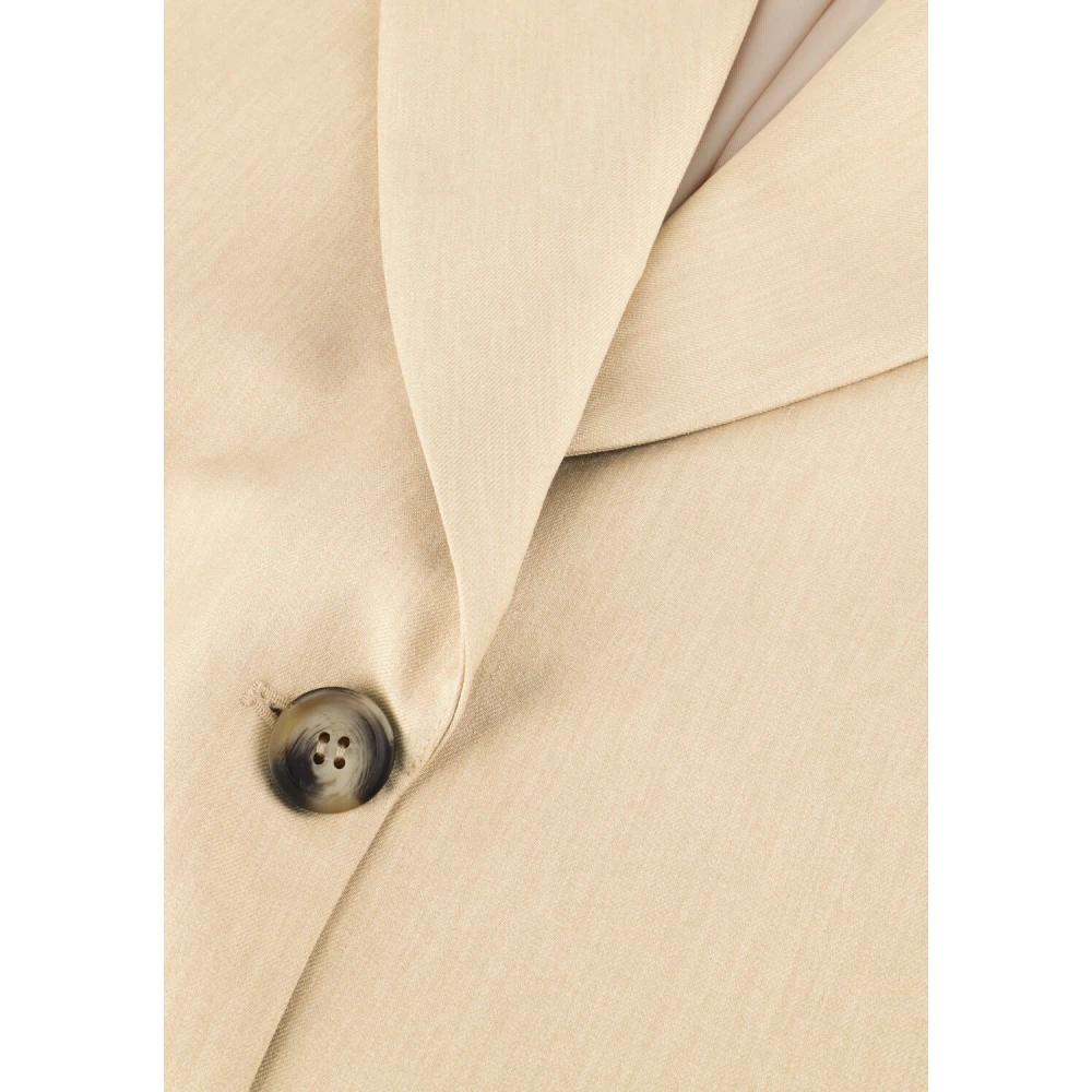 Est'Seven Beige Blazer Diletta Jacket Beige Dames