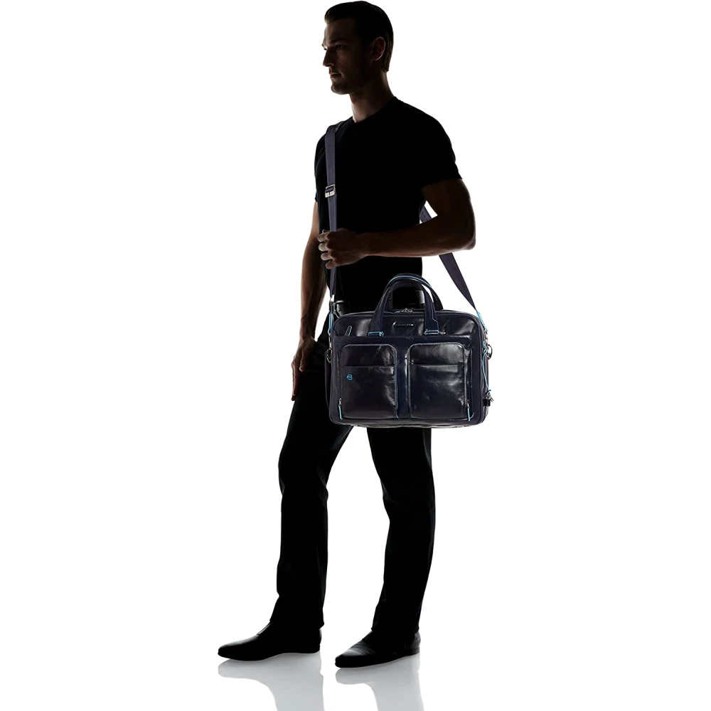 Piquadro Blauwe Stijlvolle Tassen Collectie Blue Unisex