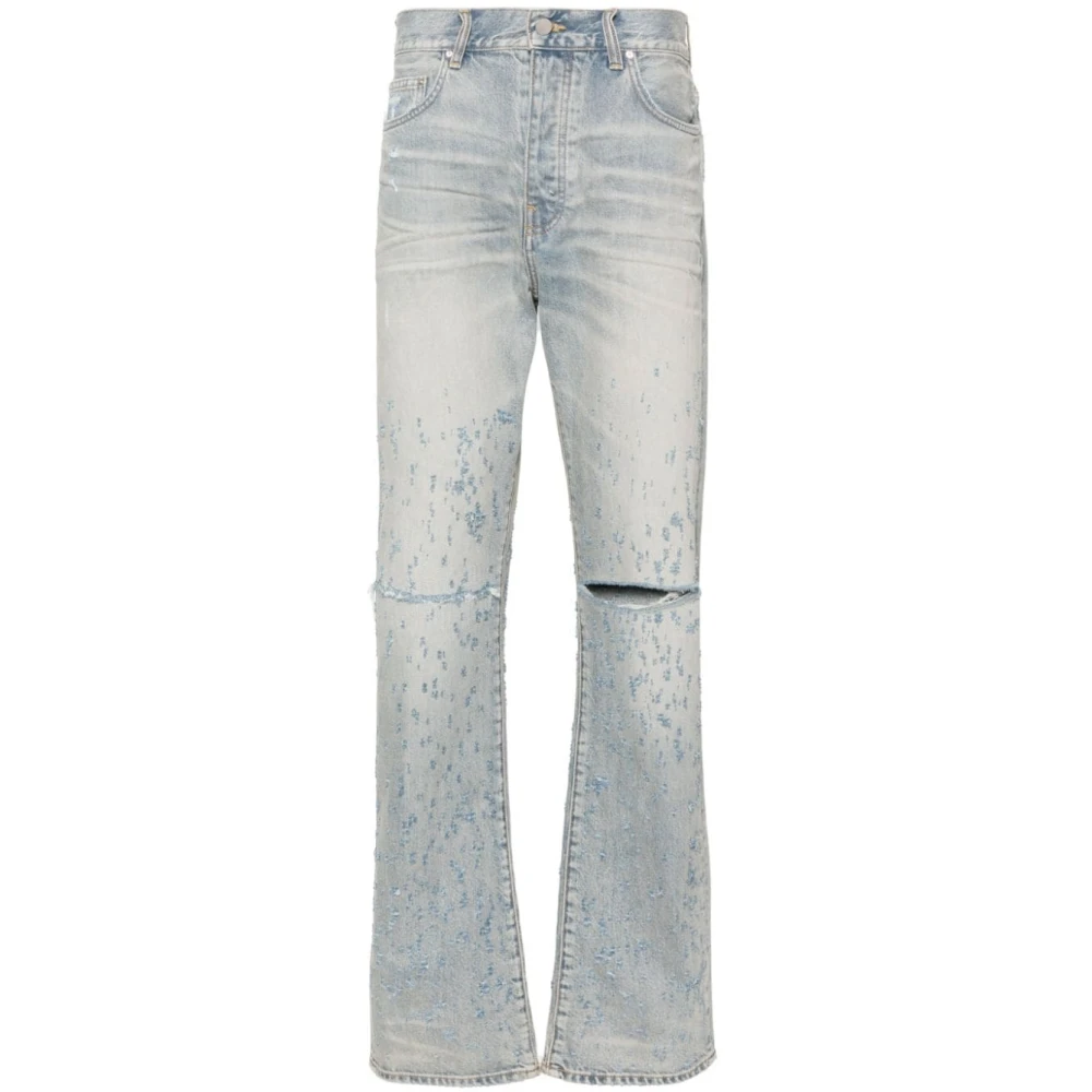 Amiri Jeans met vintage-effect Blue Heren