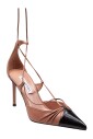 escarpins-en-cuir-rose-noir-bout-pointu