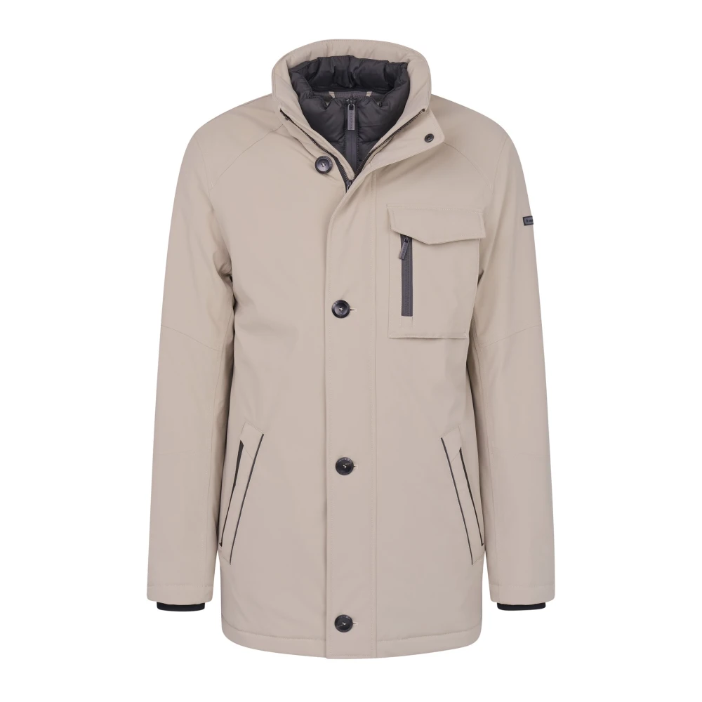 Bugatti Beige Winterjas Beige Heren