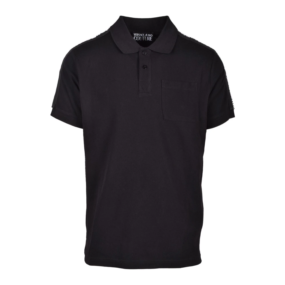 Versace Jeans Couture Katoenen poloshirt Black Heren