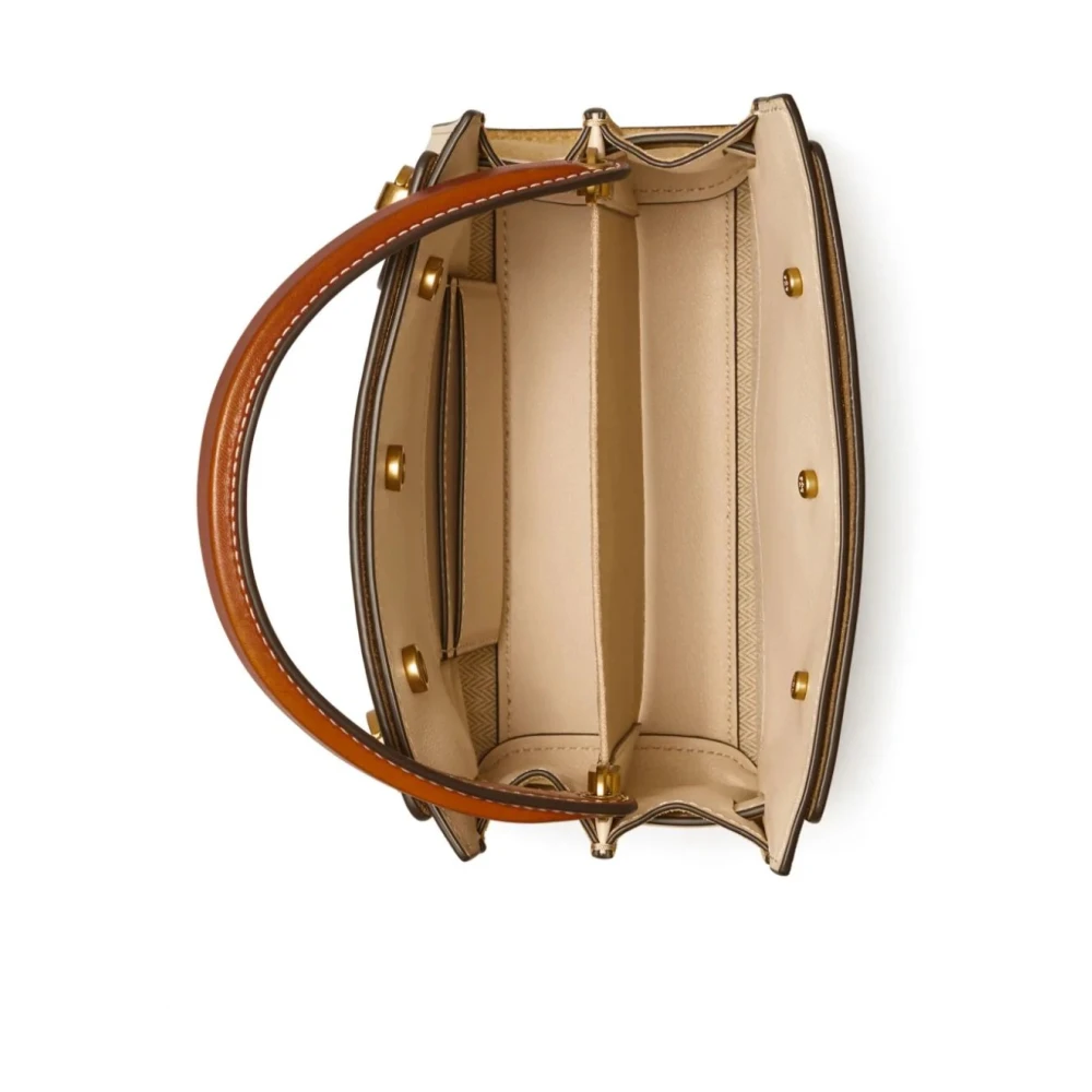 TORY BURCH Petite Double Lee Radziwill Tas Brown Dames