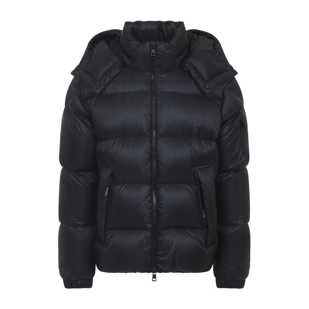 美品　正規品　MONCLER MAGLIA CON CAPPUCCIO パーカー Moncler - Maglia Con Cappuccio Black Crop Hoodie