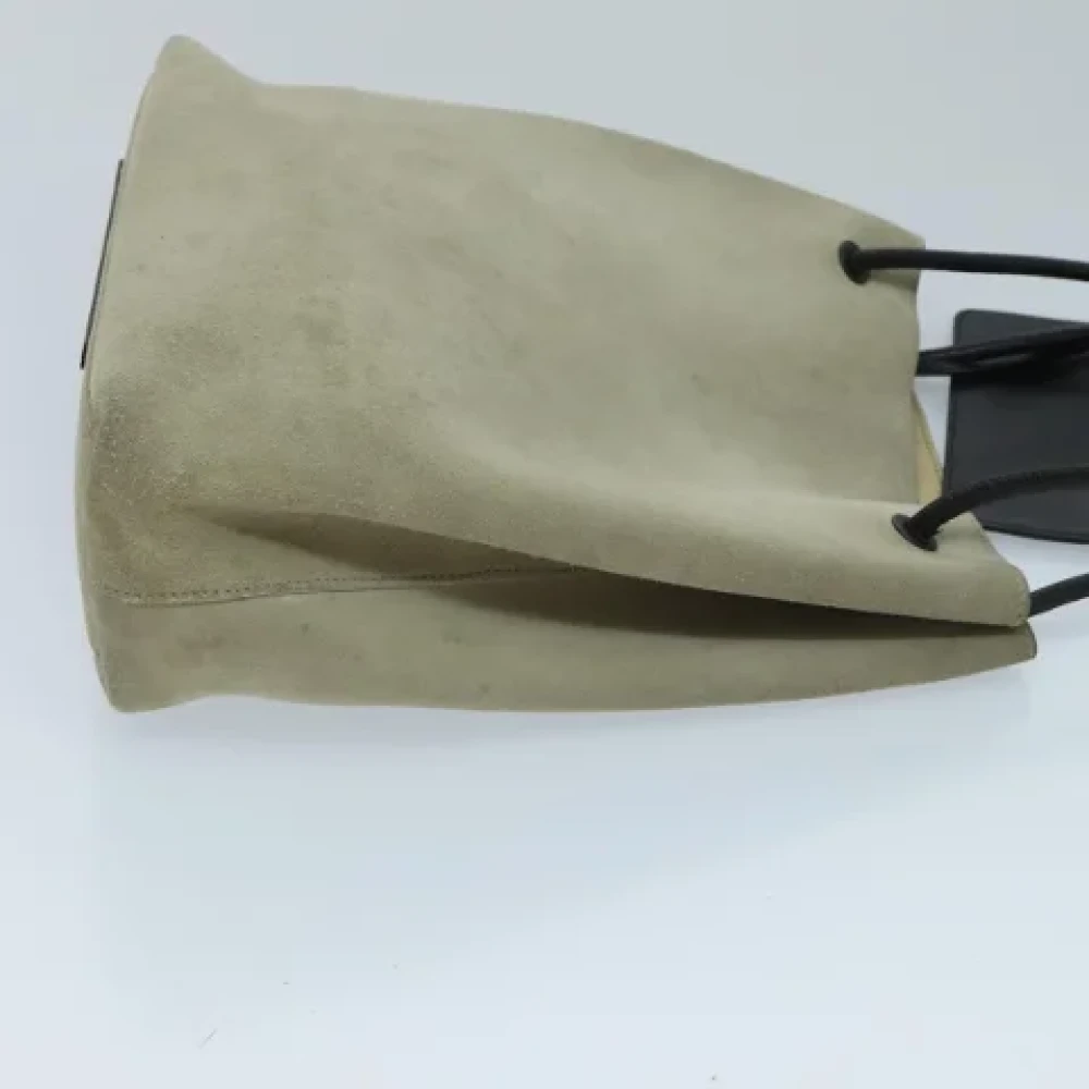 Gucci Vintage Pre-owned Suede gucci-bags Beige Dames
