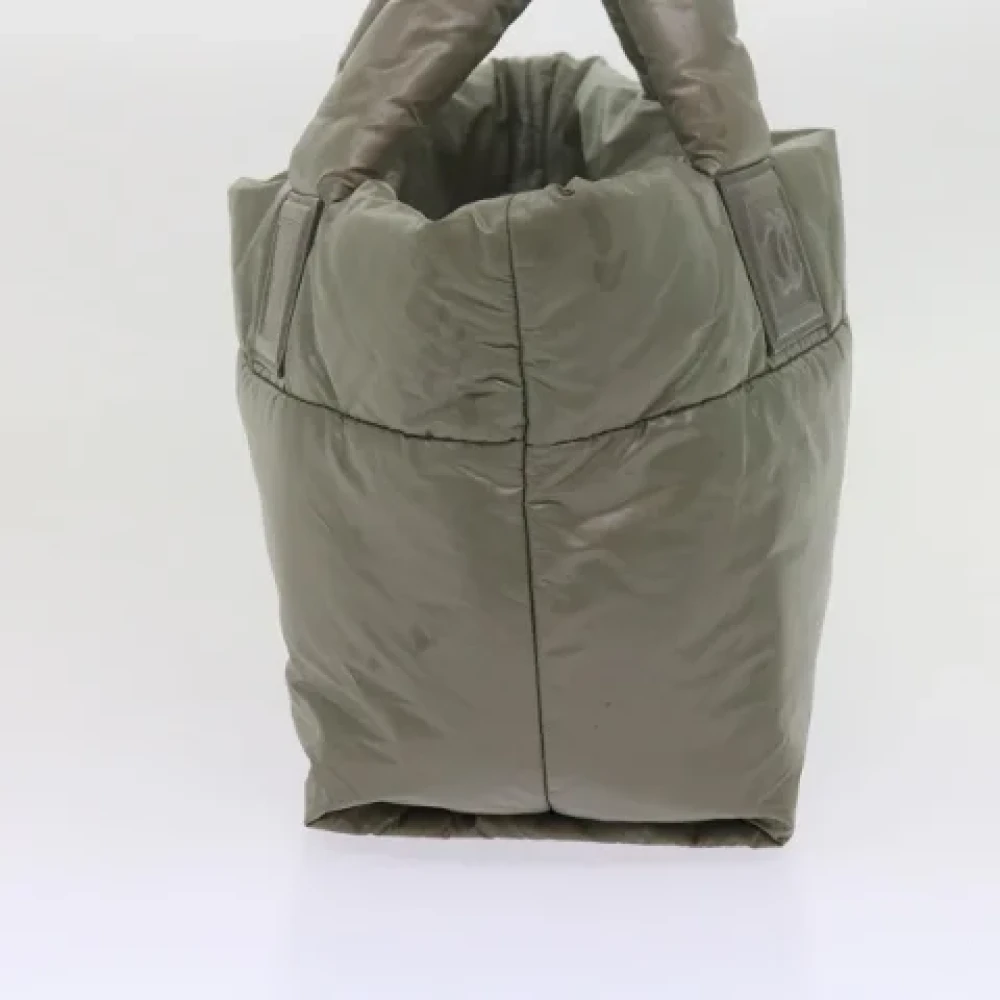Chanel Vintage Pre-owned Nylon chanel-bags Gray Dames