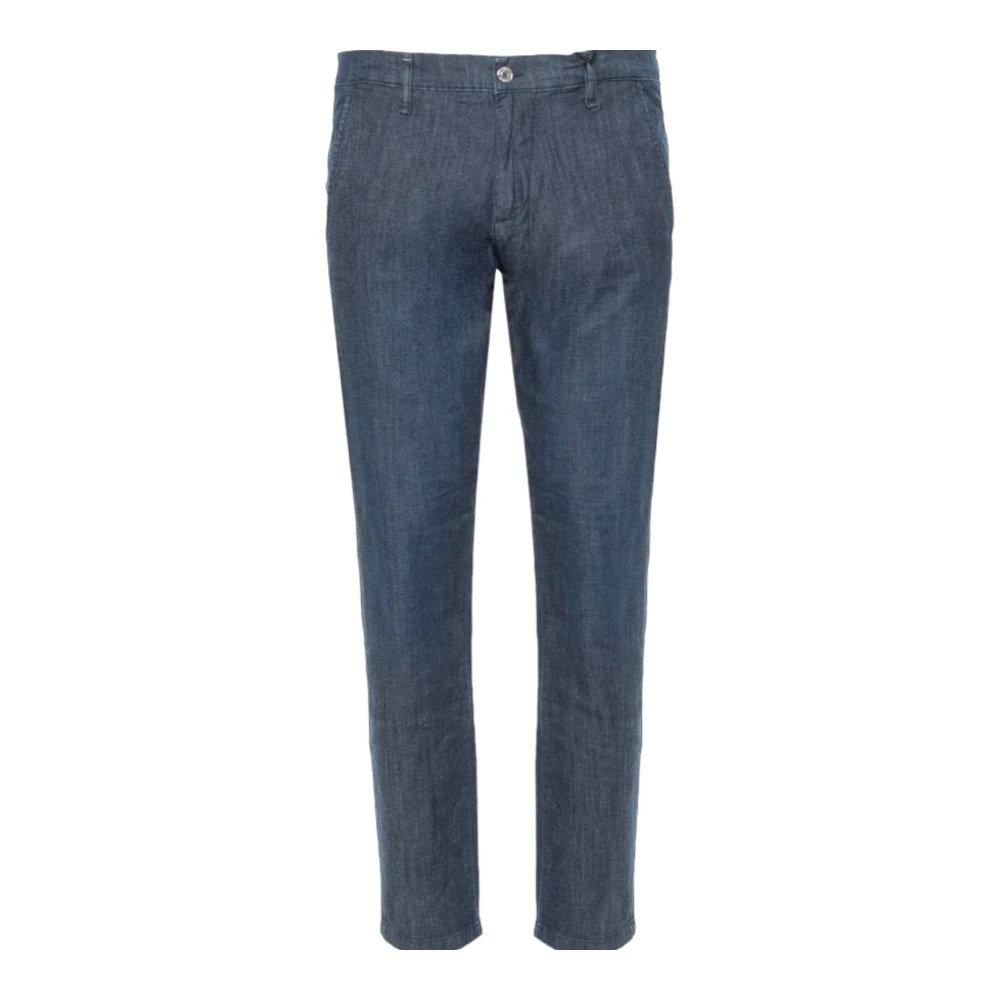 Guess Chino Broek Blue Heren