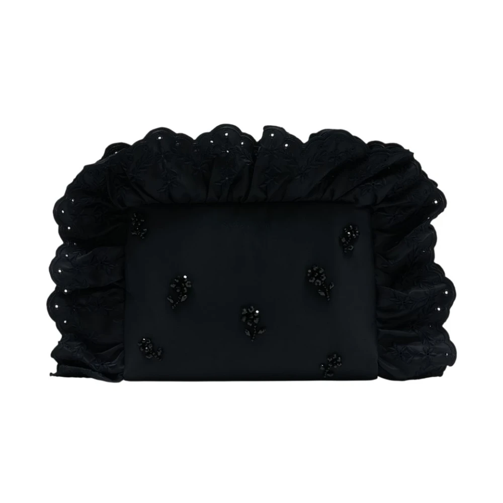 Simone Rocha Black Embellished Pillowcase Clutch Bag - Female - Clutches - One Size - Bags