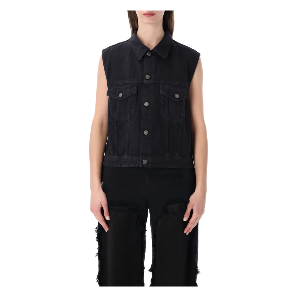 Haikure Kvinno Svart Jackor Dam, M, Bomull, Ryder Vest