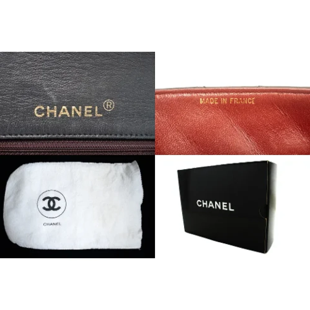 Chanel Vintage Pre-owned Leather chanel-bags Black Dames