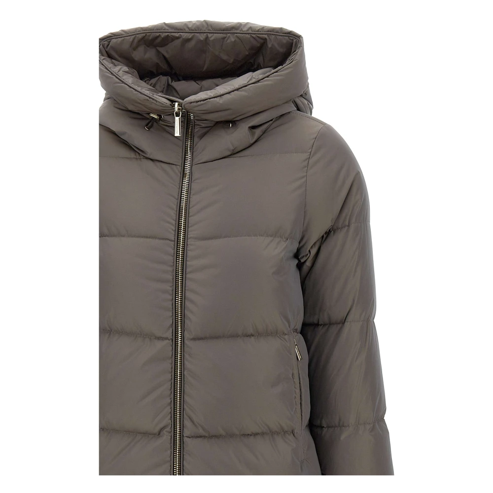 Moorer Dames Carinzia Donzen Jas Duif Grijs Brown Dames