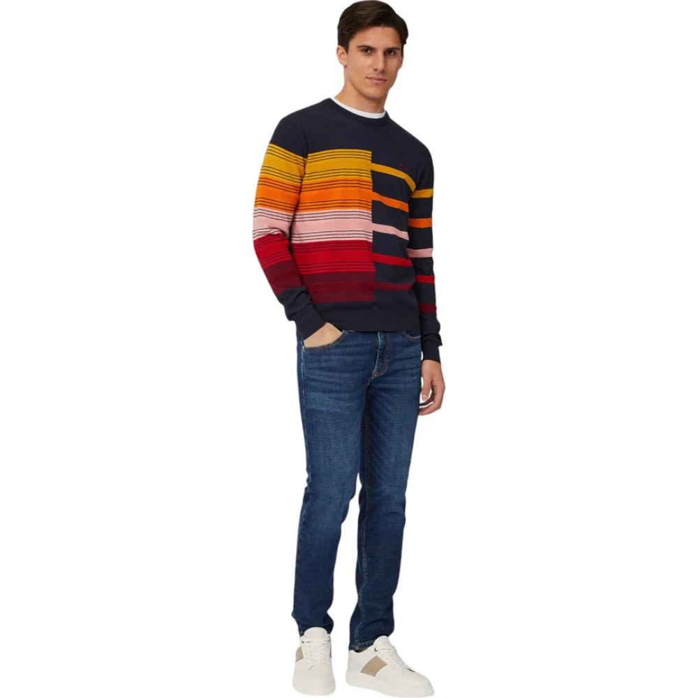 Harmont & Blaine Ronde Hals Trui Multicolor Heren