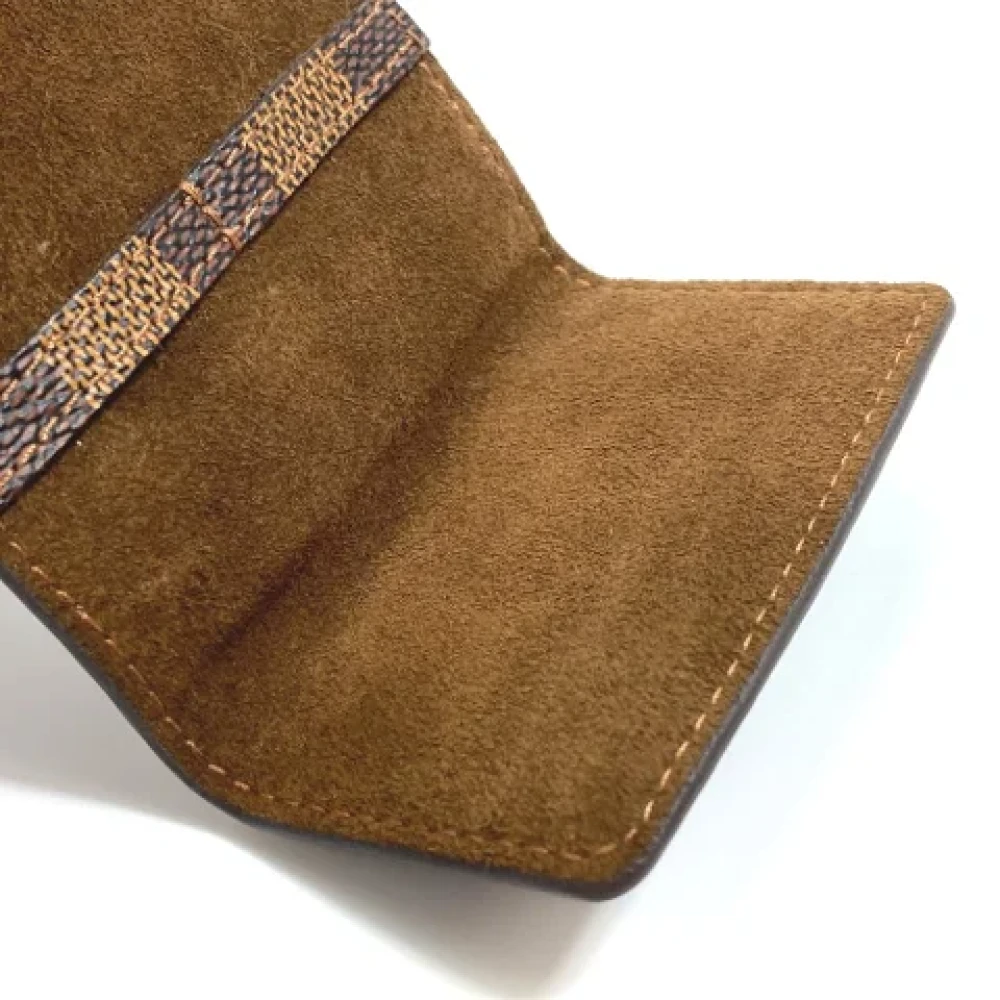 Louis Vuitton Vintage Pre-owned Cotton key-holders Brown Dames