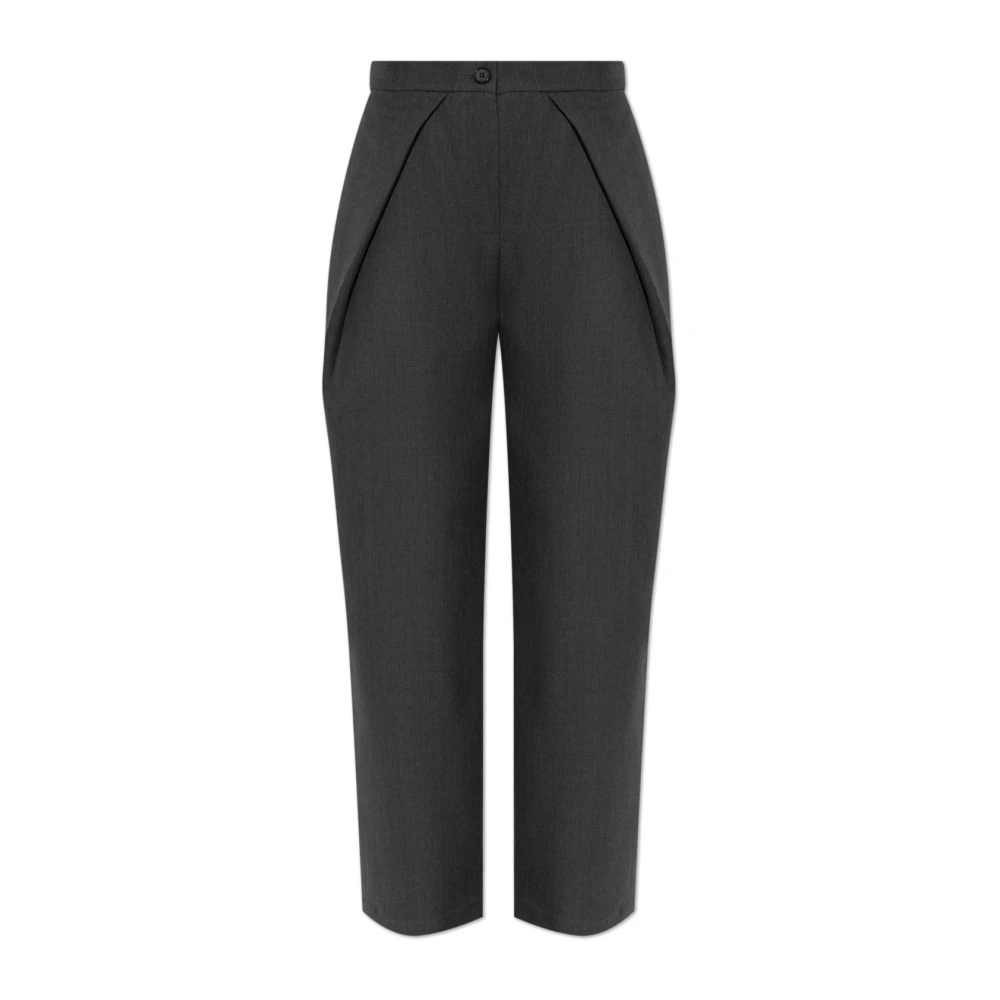 Halfboy Wollen broek Gray Dames