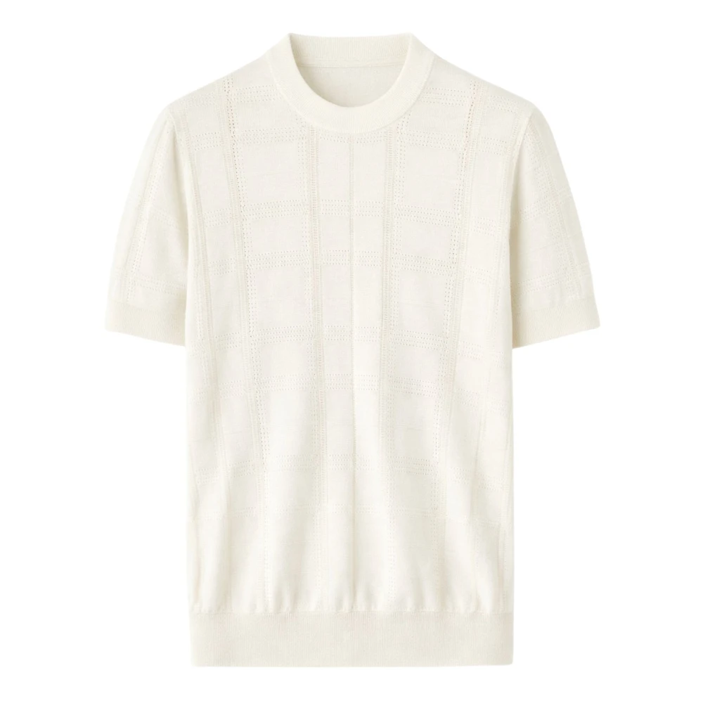 Paolo Pecora Men's Beige Round-Neck Knitwear, Xl, Round-Neck Knitwear