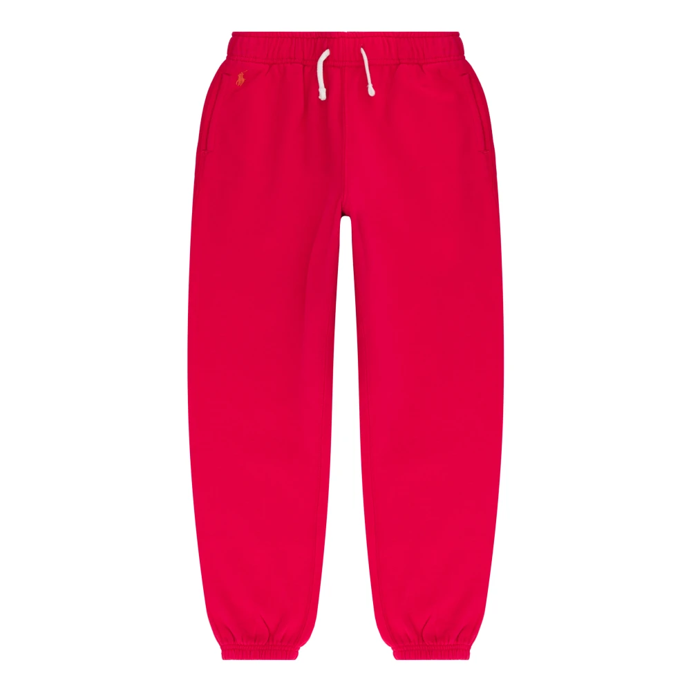 Polo Ralph Lauren Logo Elastische Taille Broek Red Dames