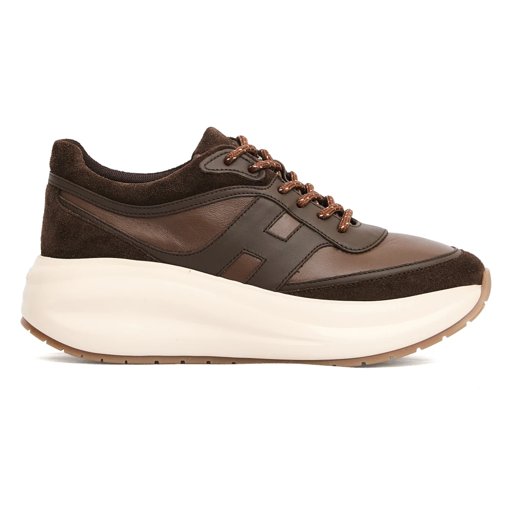 Hogan Bruine Sneakers voor Vrouwen Dames Schoenen
