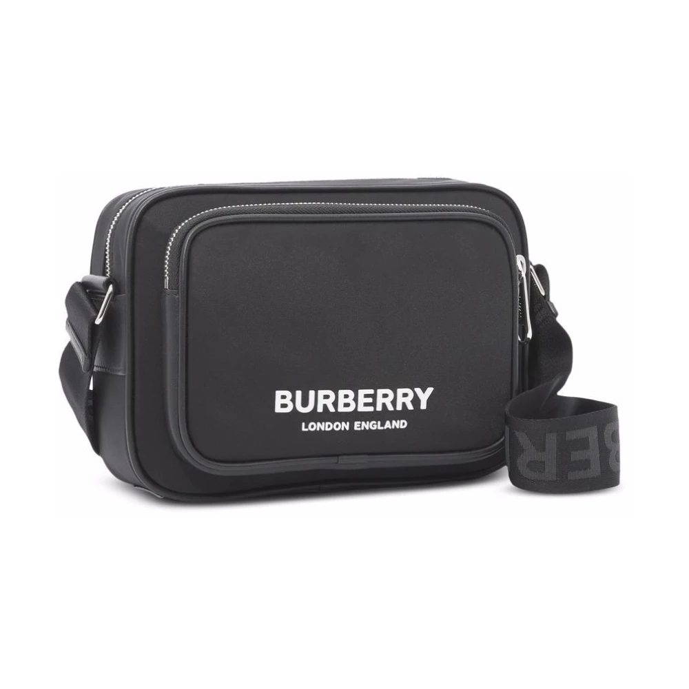 Burberry Zwarte Stijlvolle Tassen Collectie Black Heren