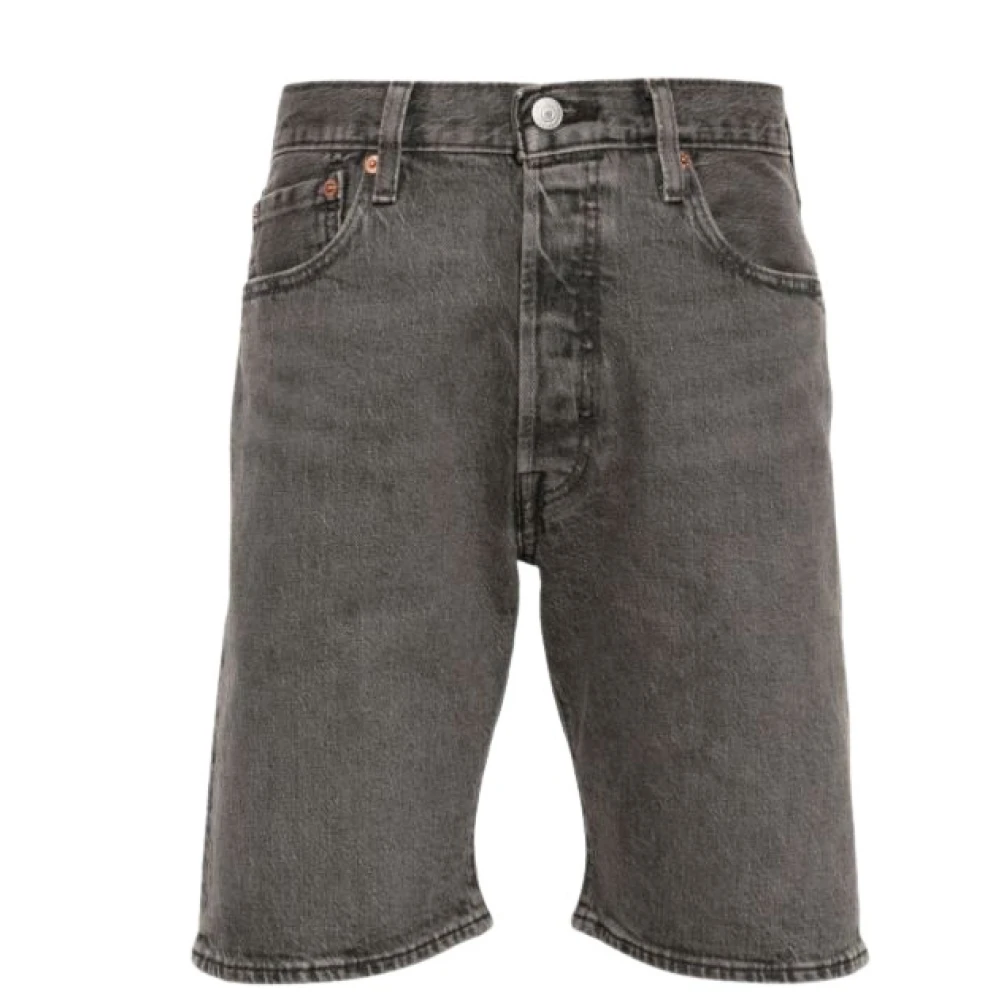 Levi's Denim Shorts voor een stijlvolle look Gray Heren