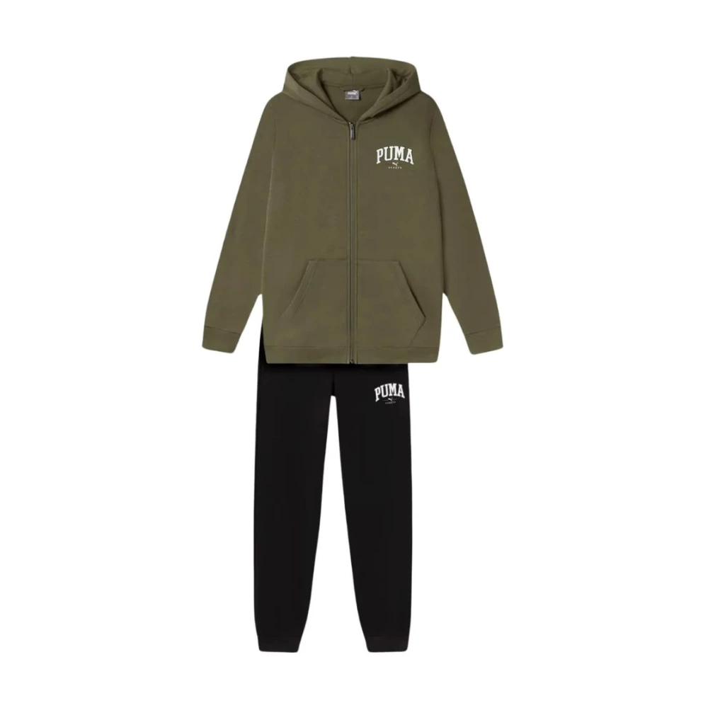Puma Groene Squad Trainingspak Herfst Winter Green Heren
