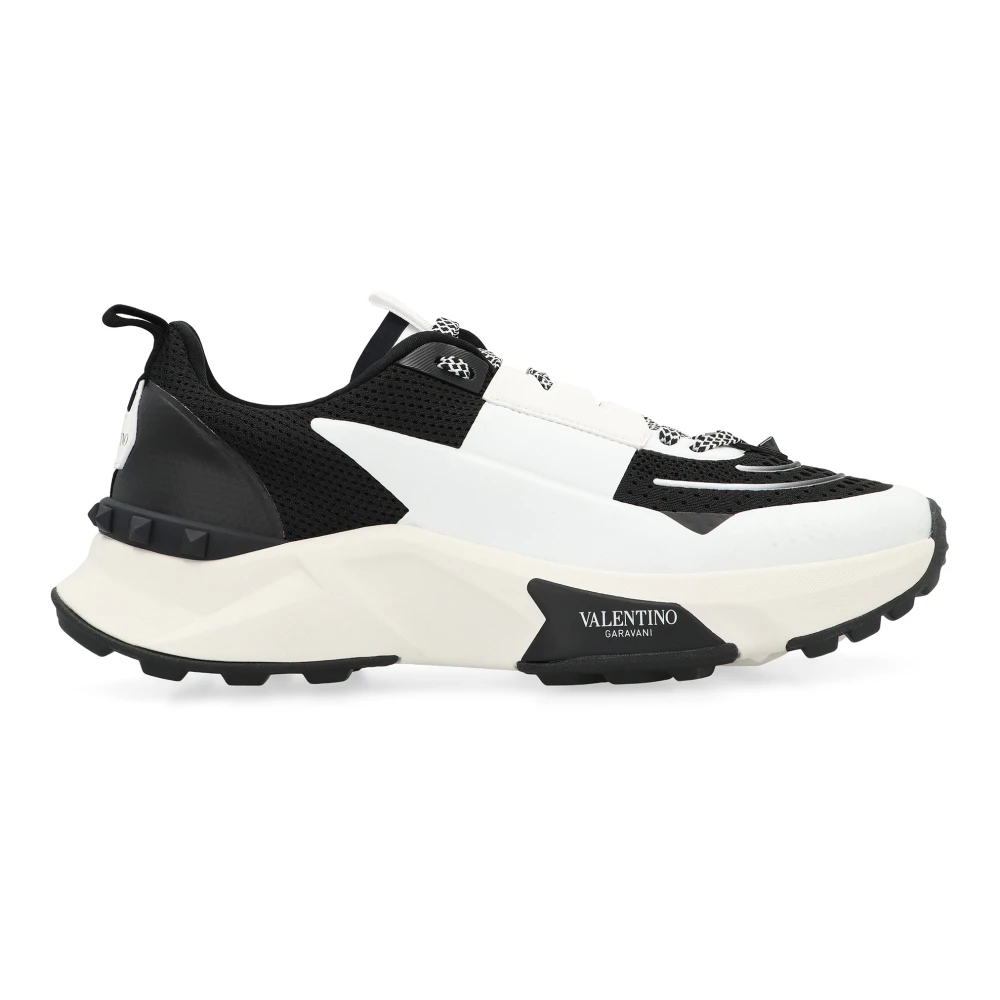 Valentino Garavani Men's Black True Act Mesh Sneakers
